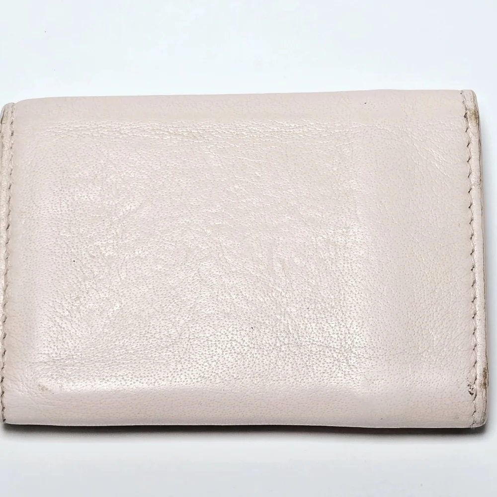 Balenciaga Pink Mini Paper Compact Wallet - Picture 2 of 8